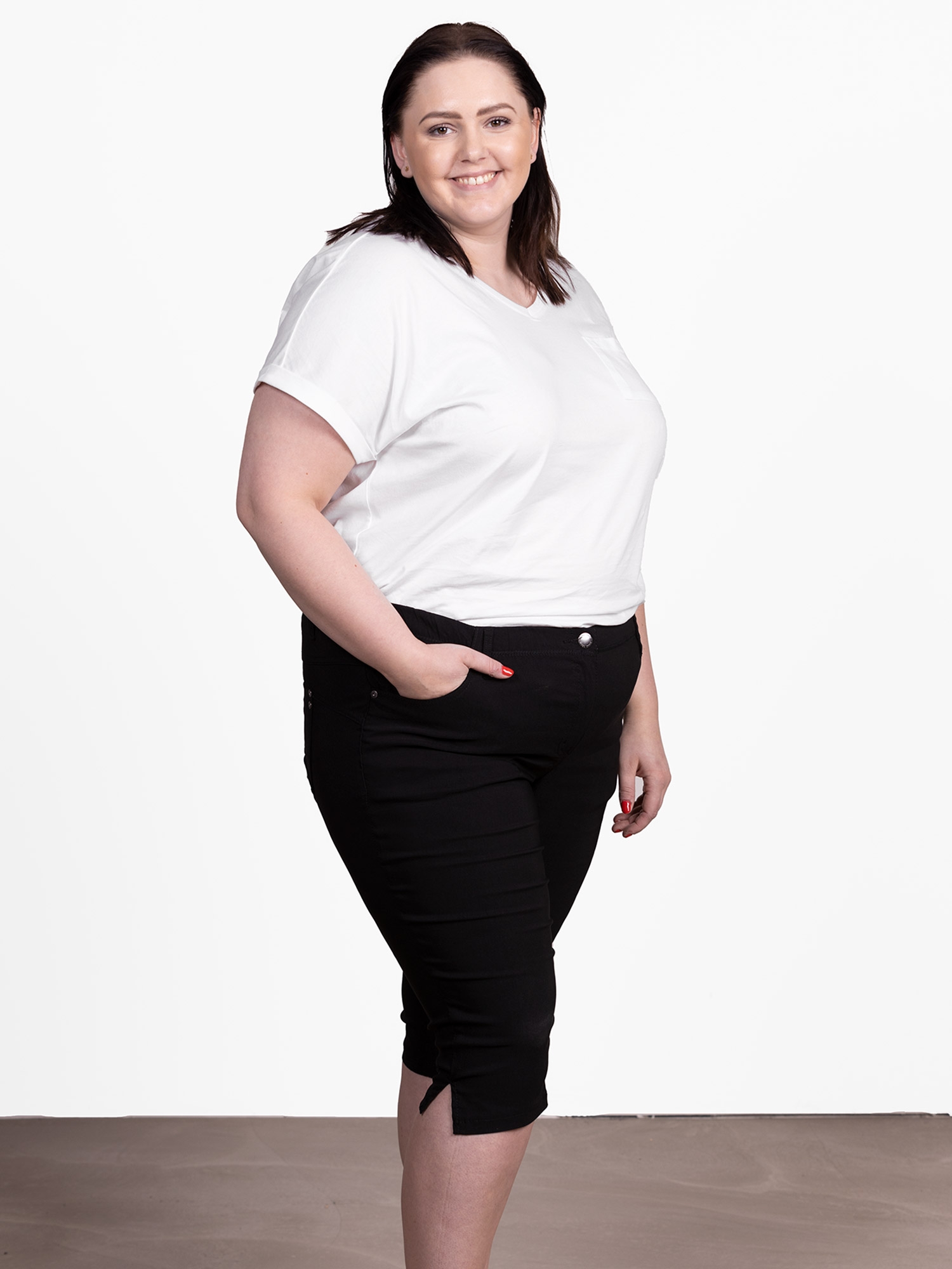 TWIST  - Plus Size Byxor fra Zhenzi