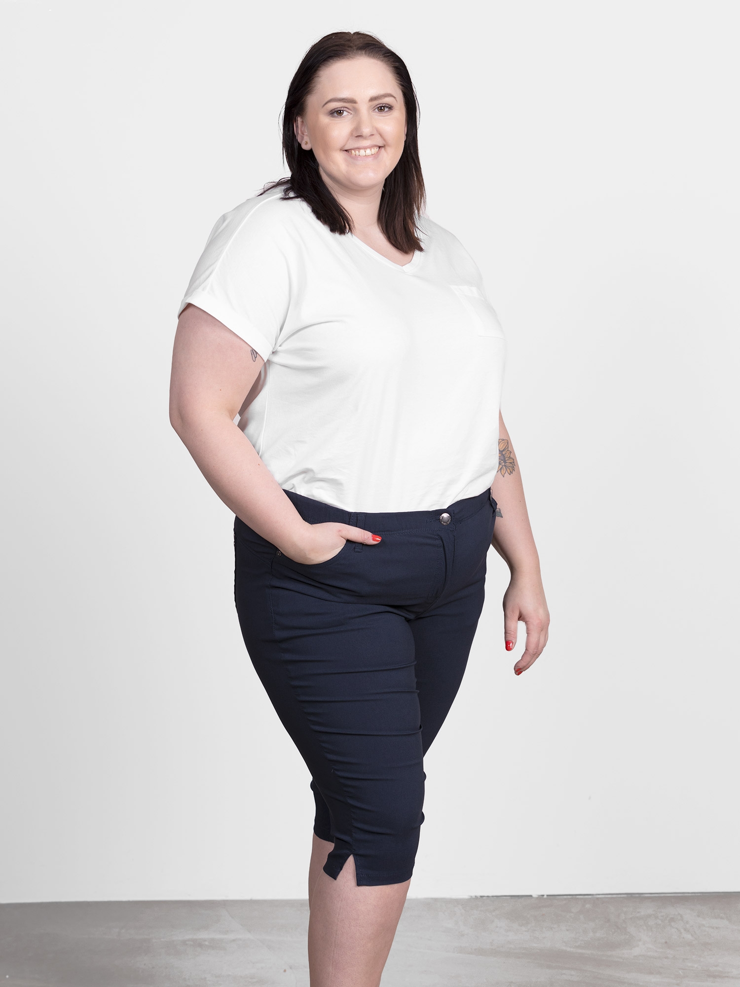 TWIST - Plus Size Byxor fra Zhenzi