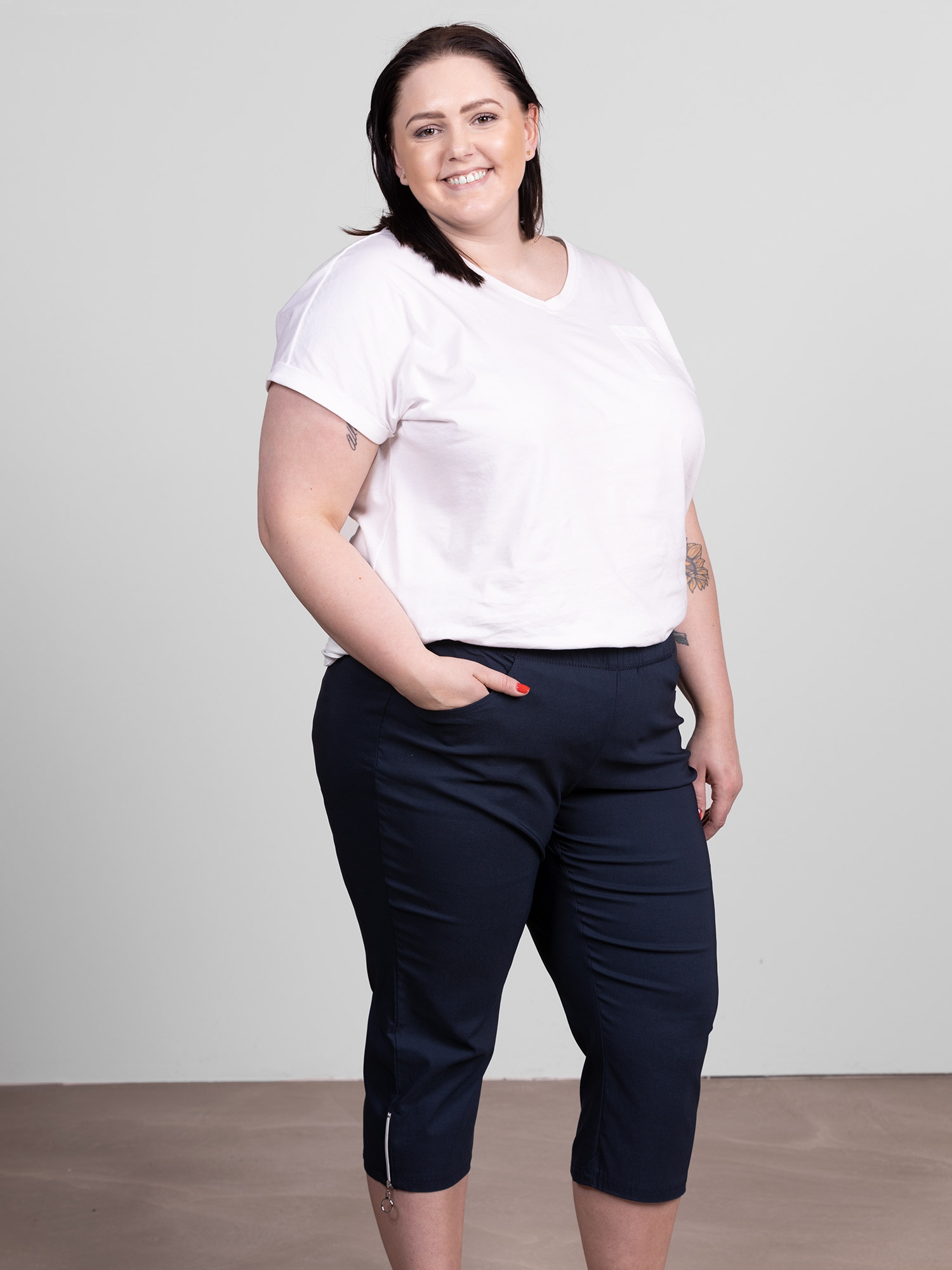 JAZZY  - Plus Size Byxor fra Zhenzi
