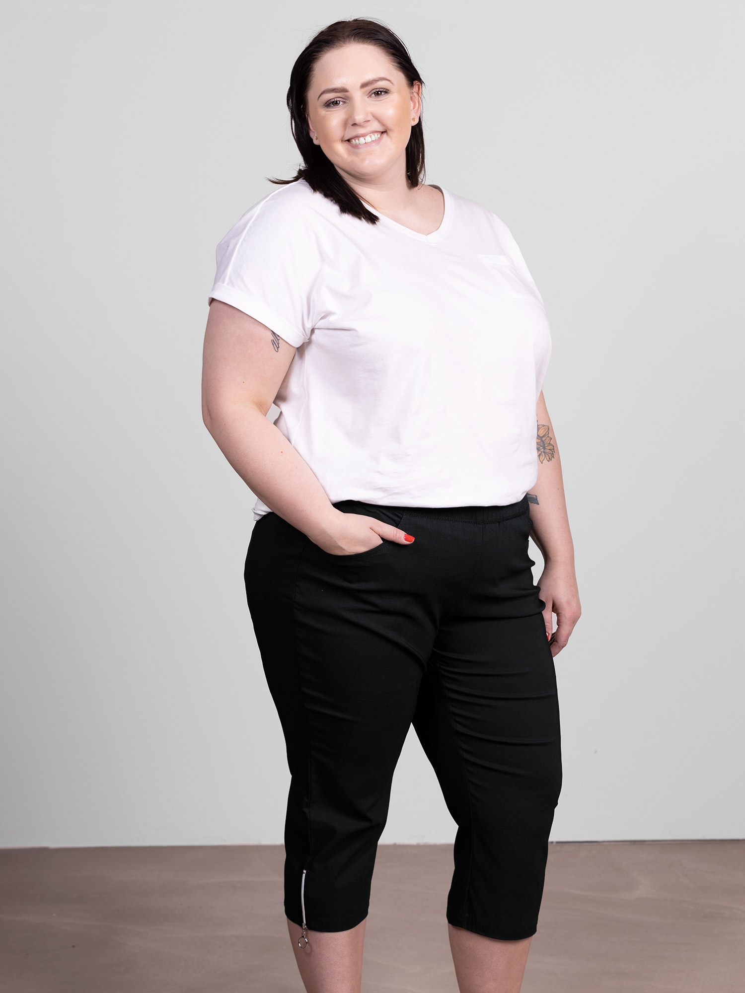 JAZZY - Plus Size Byxor fra Zhenzi