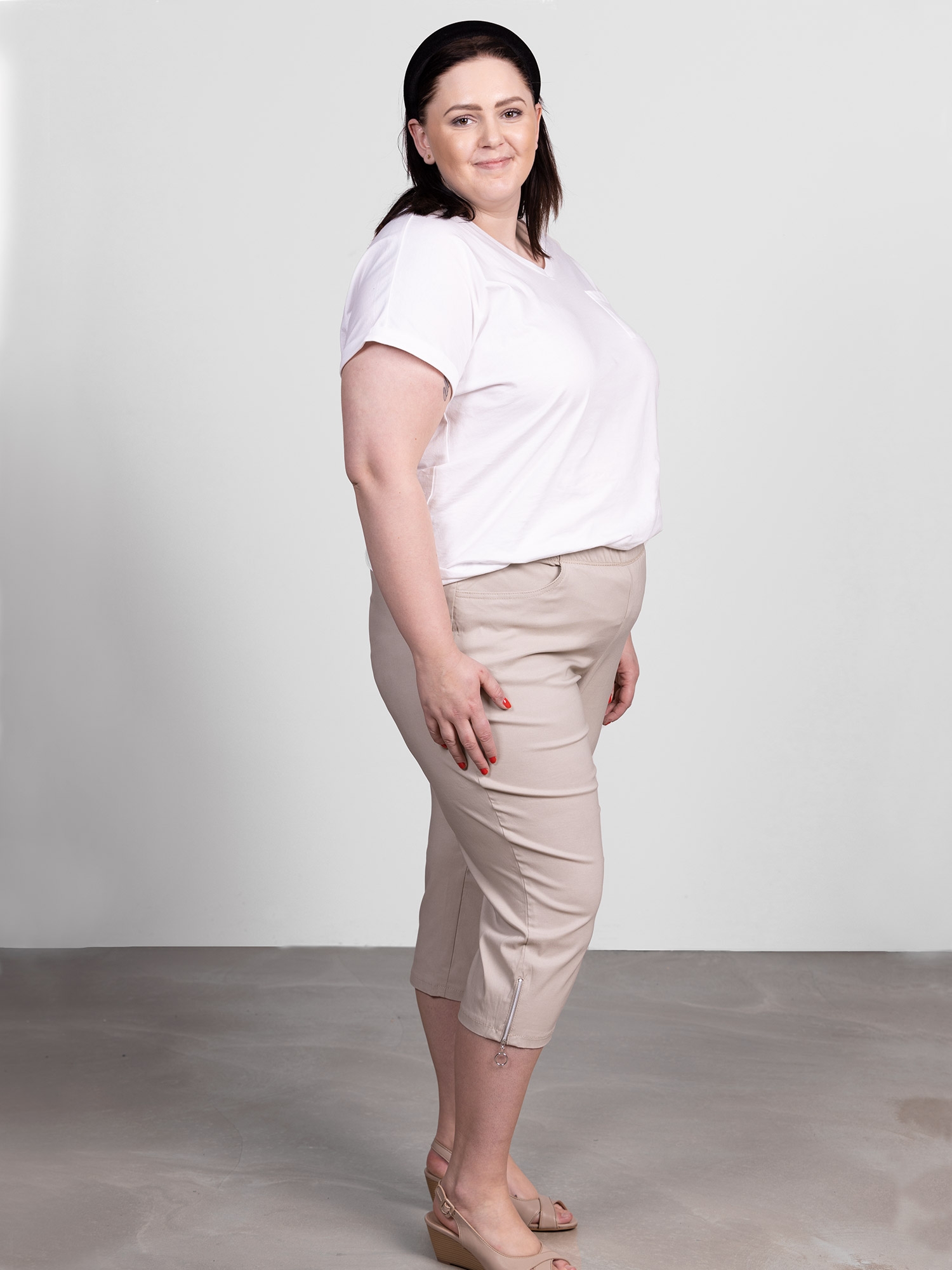 JAZZY  - Plus Size Byxor fra Zhenzi
