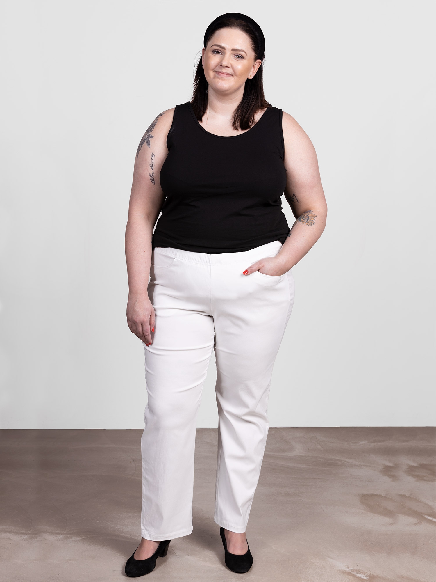 JAZZY - Plus Size Byxor fra Zhenzi