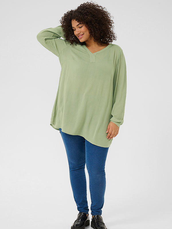 KCAMI - Plus Size Blus fra Kaffe Curve