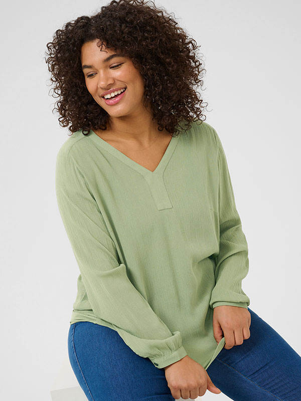 KCAMI - Plus Size Blus fra Kaffe Curve