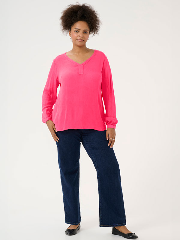 KCAMI - Plus Size Blus fra Kaffe Curve
