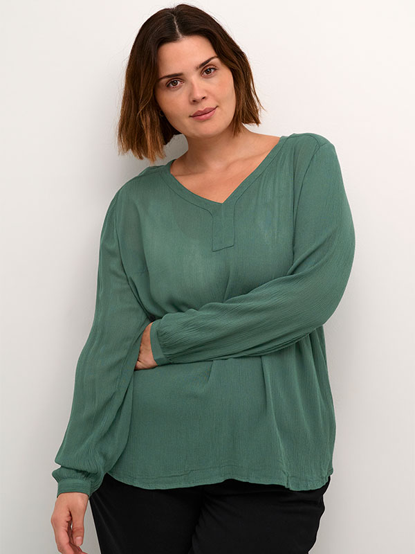 KCAMI - Plus Size Blus fra Kaffe Curve
