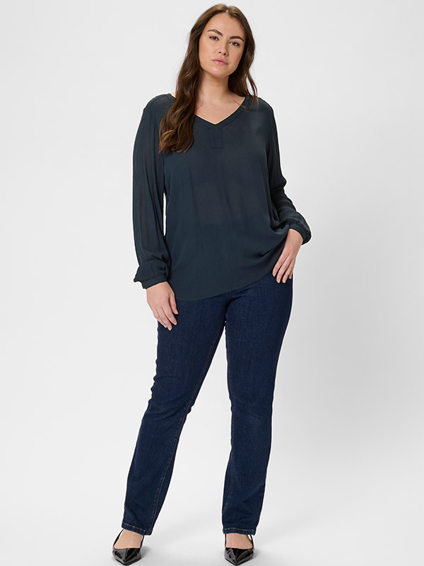 KCAMI - Plus Size Blus fra Kaffe Curve