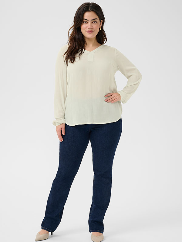 KCAMI - Plus Size Blus fra Kaffe Curve
