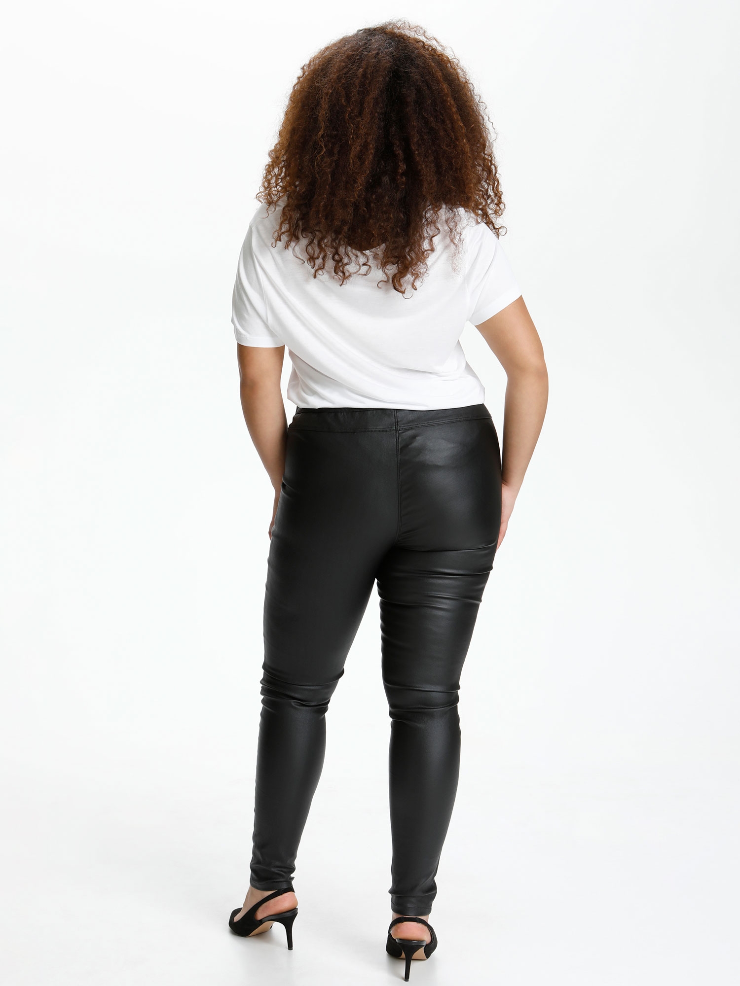 KAFFE Siria Super Slim Leggings, Black Deep