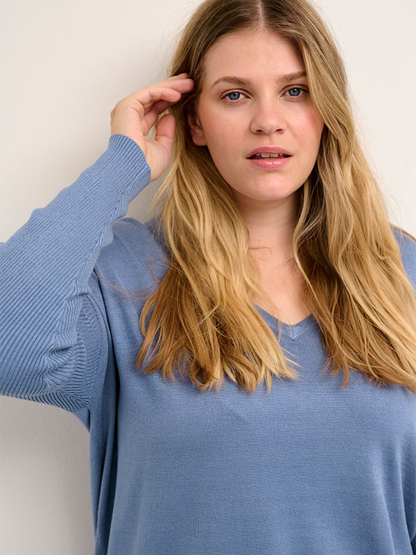 KCMACHI - Plus Size Tröja fra Kaffe Curve