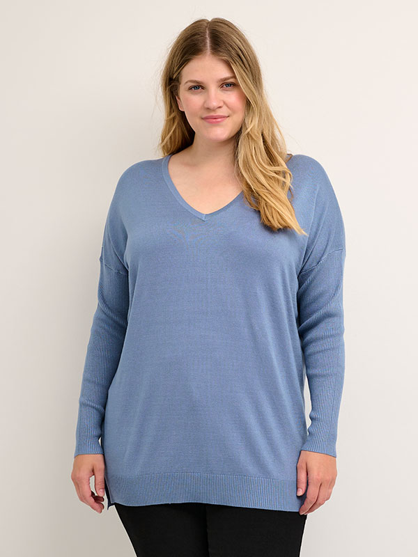 KCMACHI - Plus Size Tröja fra Kaffe Curve