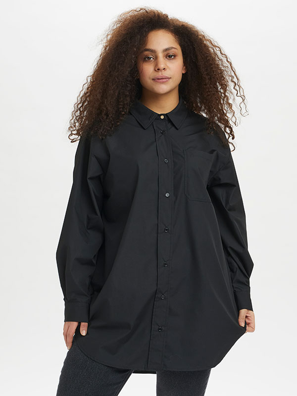 LONE - Plus Size Skjorta fra Kaffe Curve