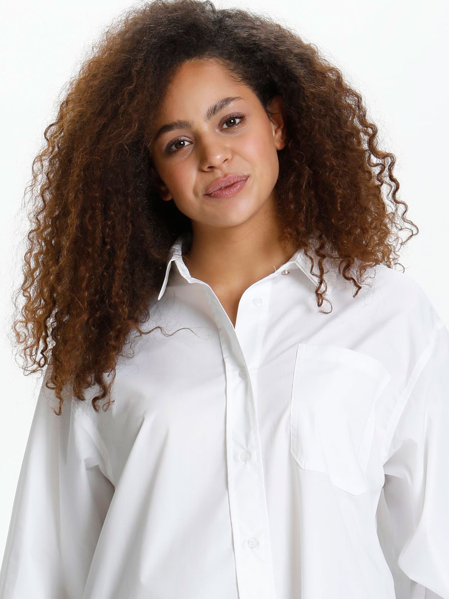KCLONE - Plus Size Skjorta fra Kaffe Curve