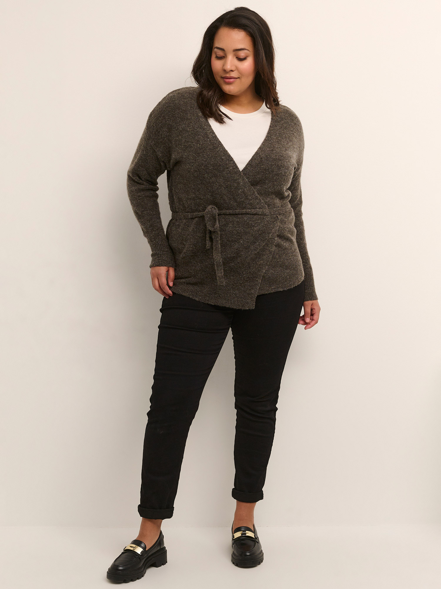 WELLY  - Plus Size Kofta fra Kaffe Curve