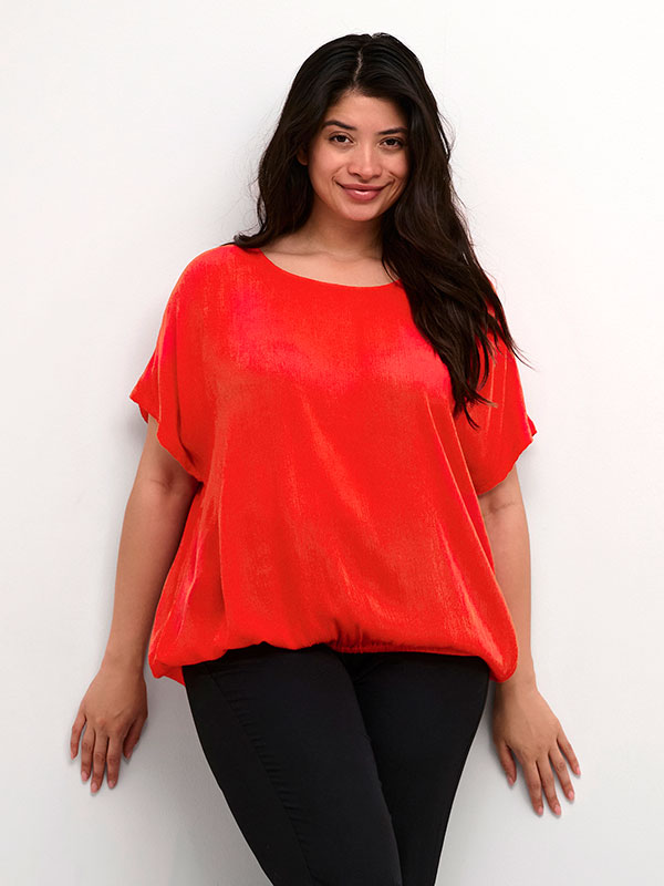 KCAMI - Plus Size Blus fra Kaffe Curve