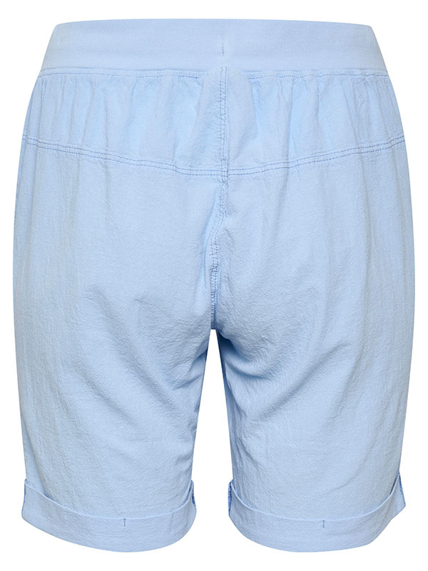 NANA - Ljusblå shorts i bomull fra Kaffe Curve