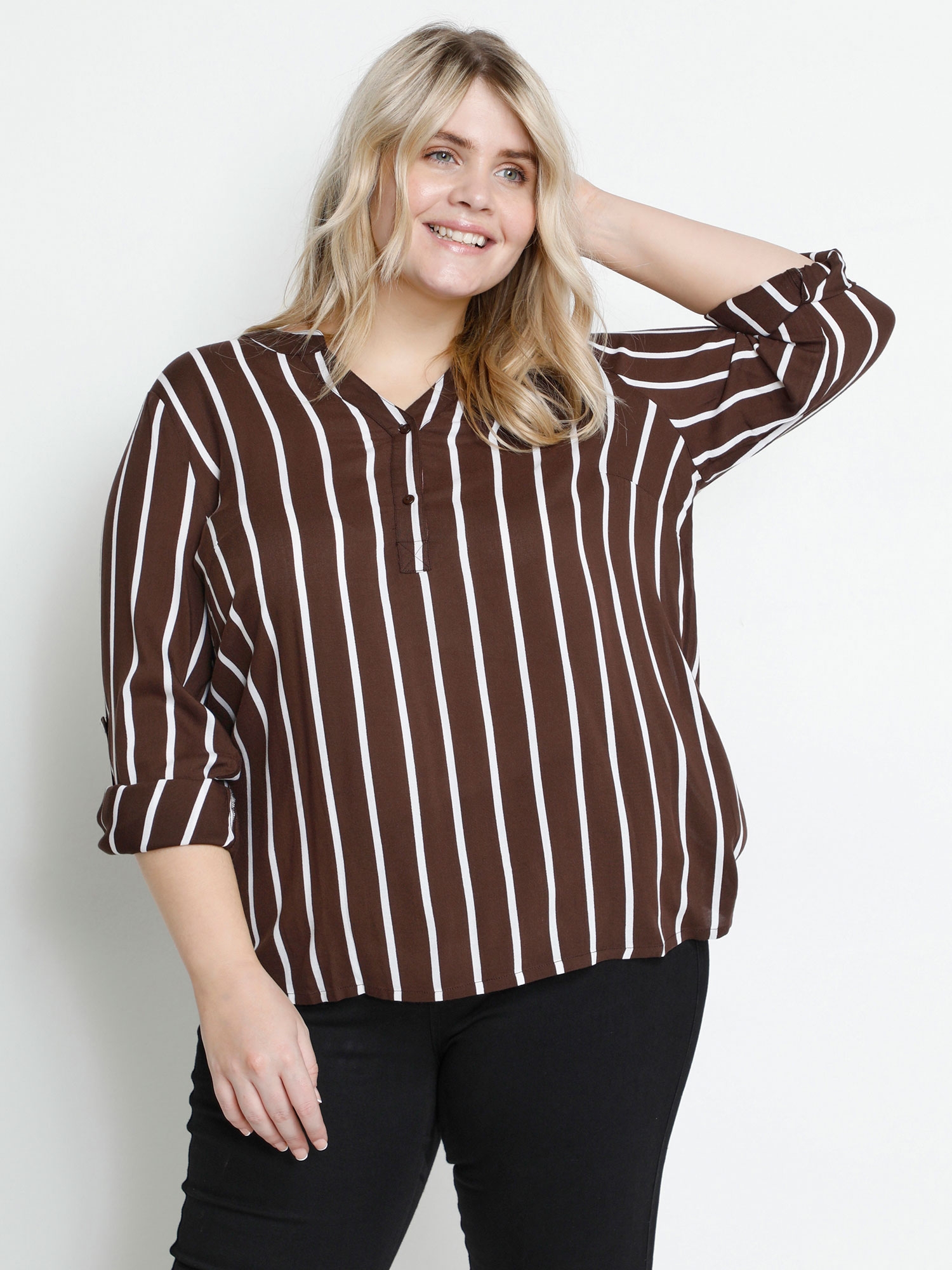 Blus fra Kaffe Curve
