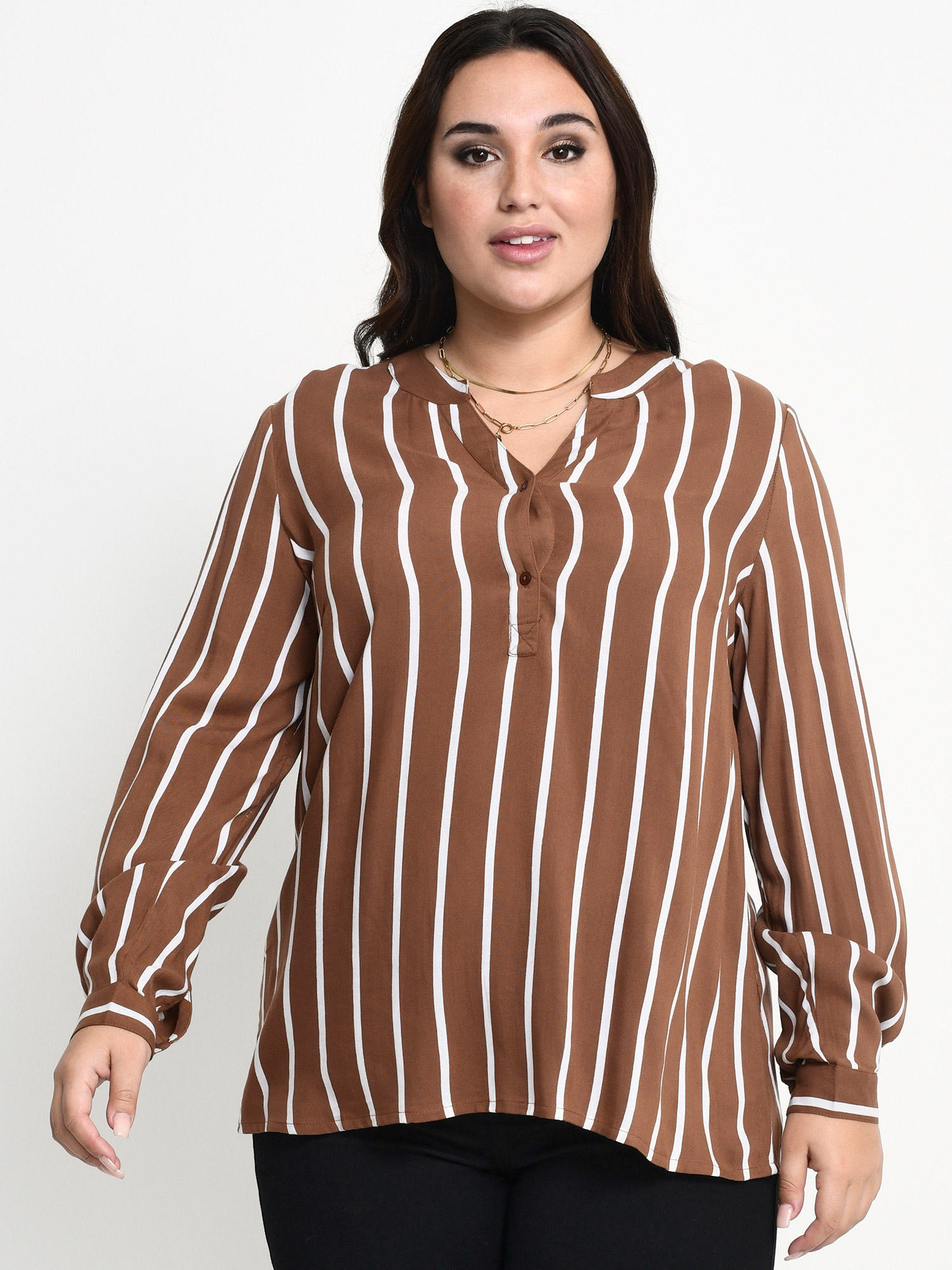 SIDA  - Plus Size Blus fra Kaffe Curve
