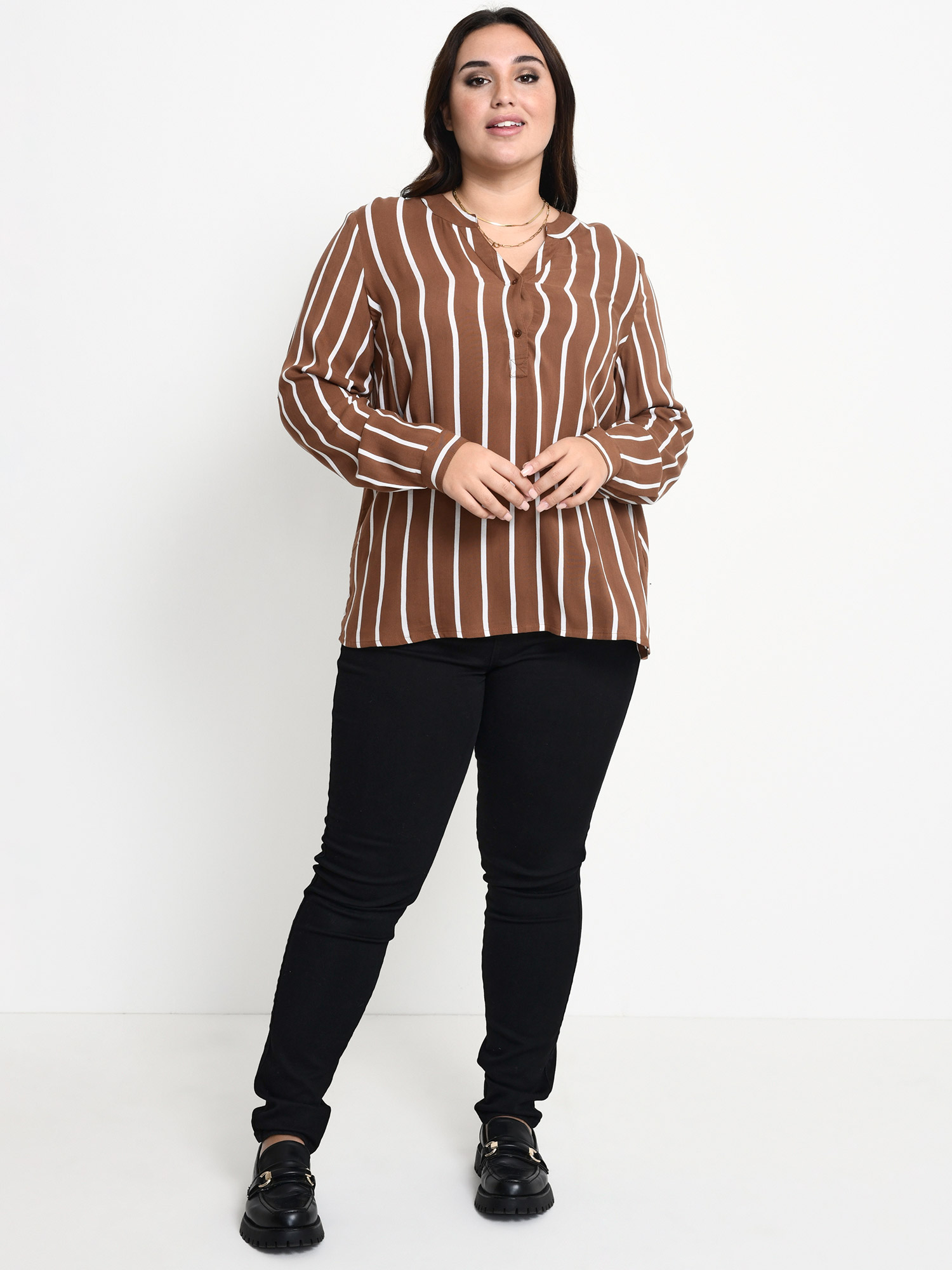 SIDA  - Plus Size Blus fra Kaffe Curve