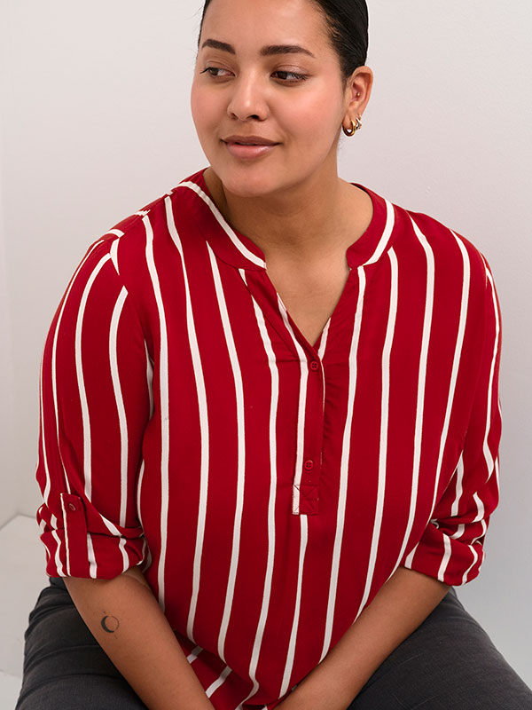 SIDA - Plus Size Blus fra Kaffe Curve