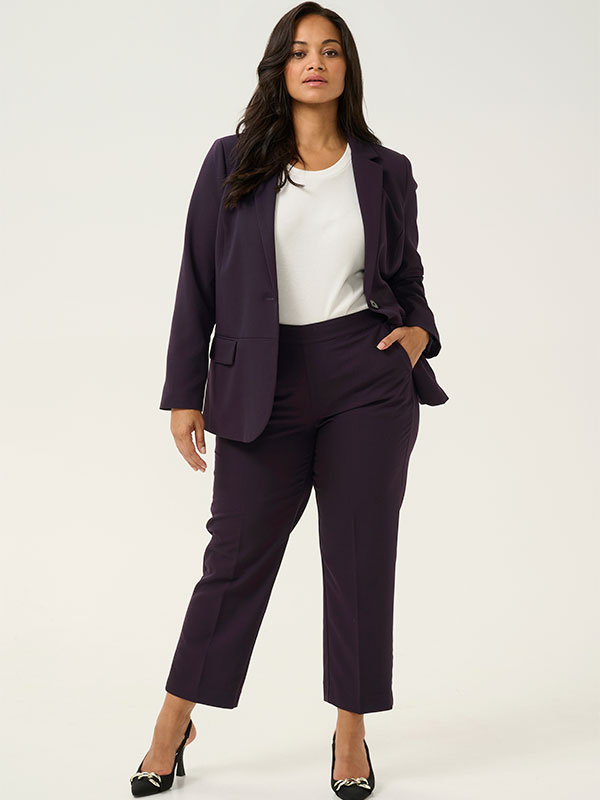 KCSAKIRA - Plus Size Byxor fra Kaffe Curve