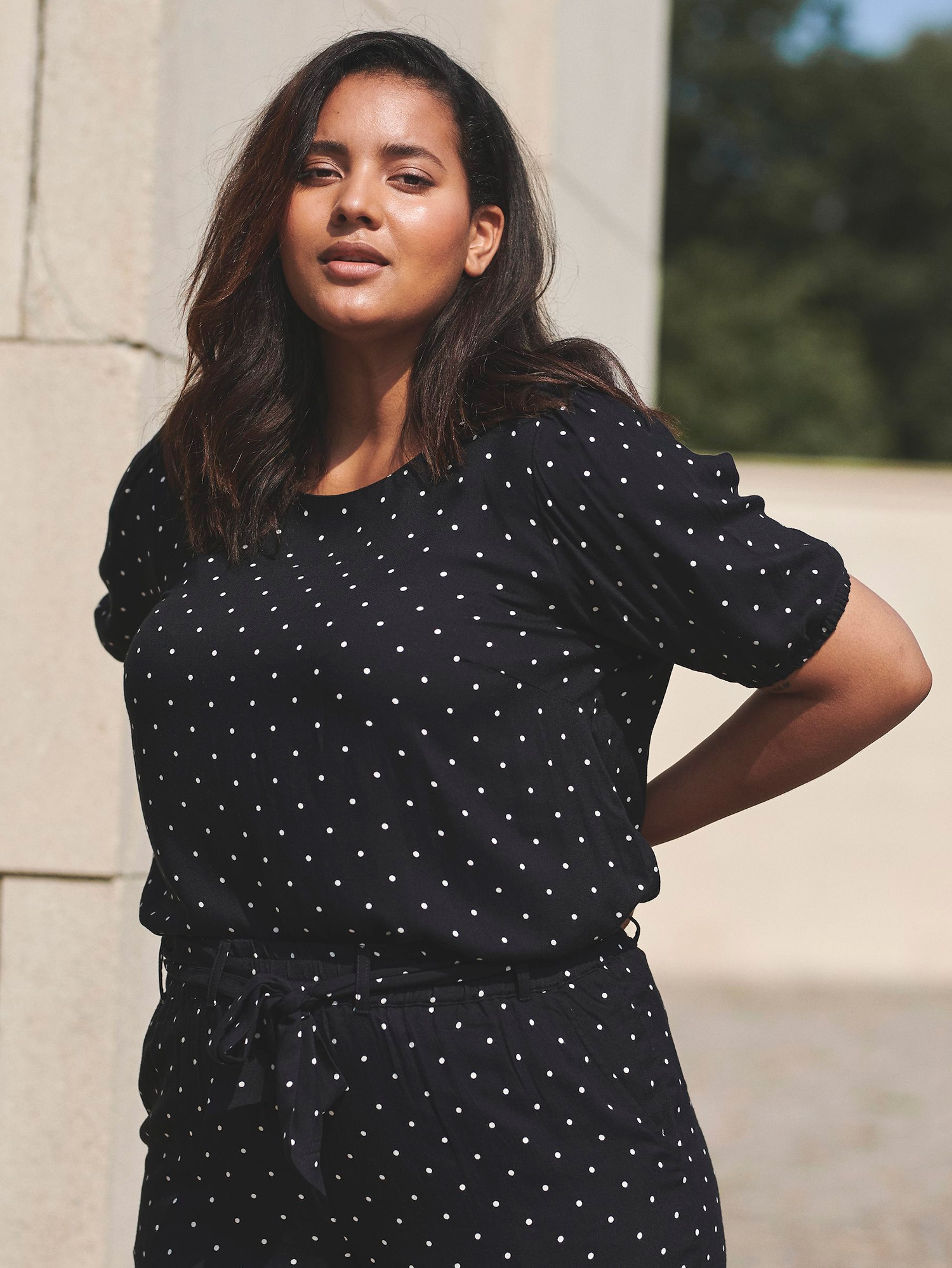 Blus fra Kaffe Curve