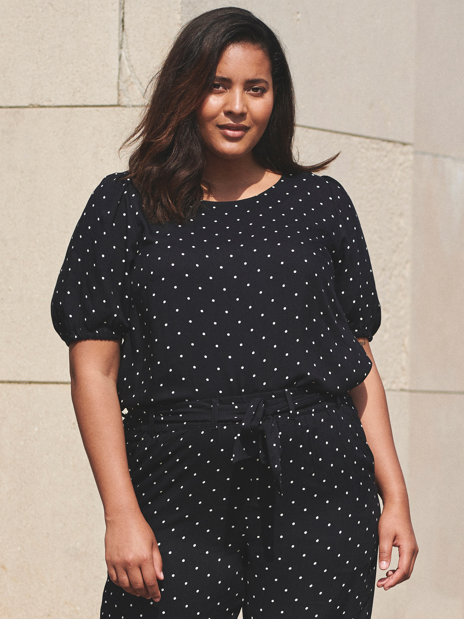 Blus fra Kaffe Curve