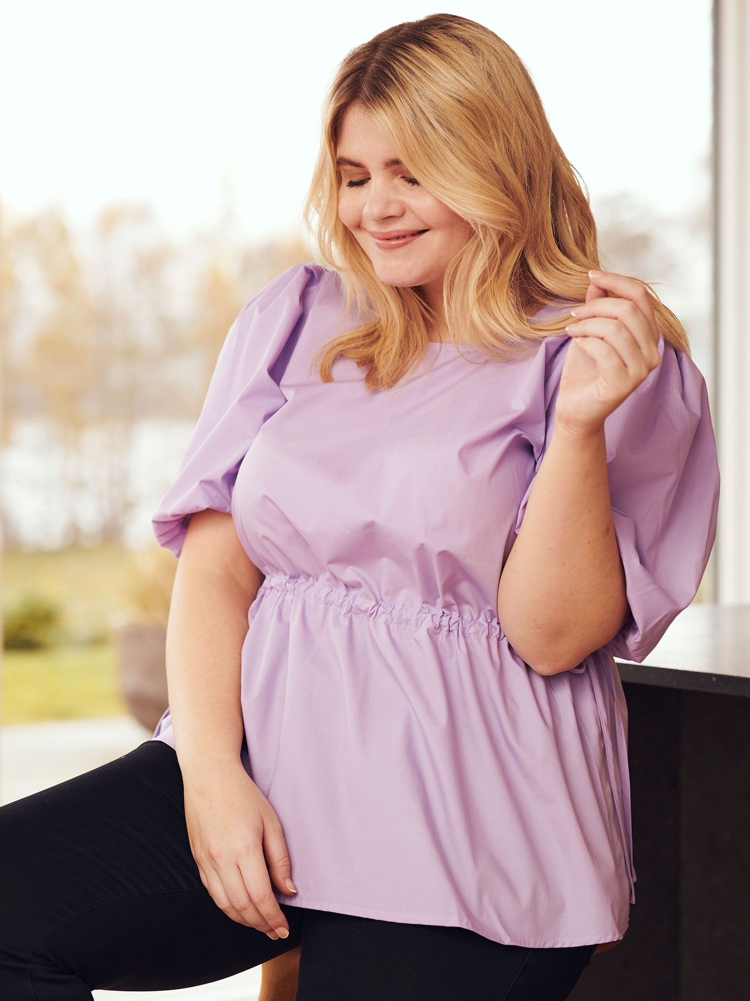 Blus fra Kaffe Curve