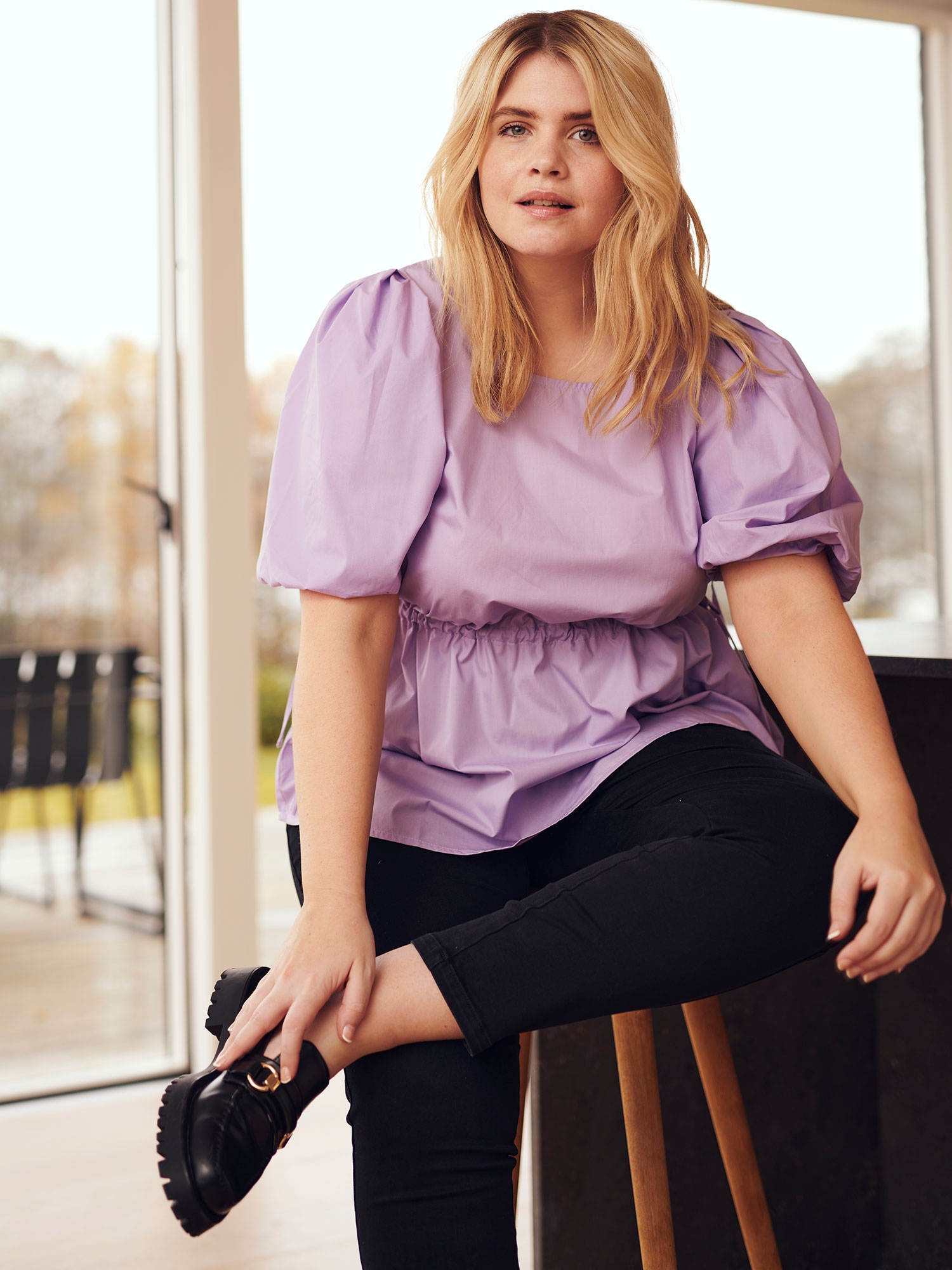 Blus fra Kaffe Curve