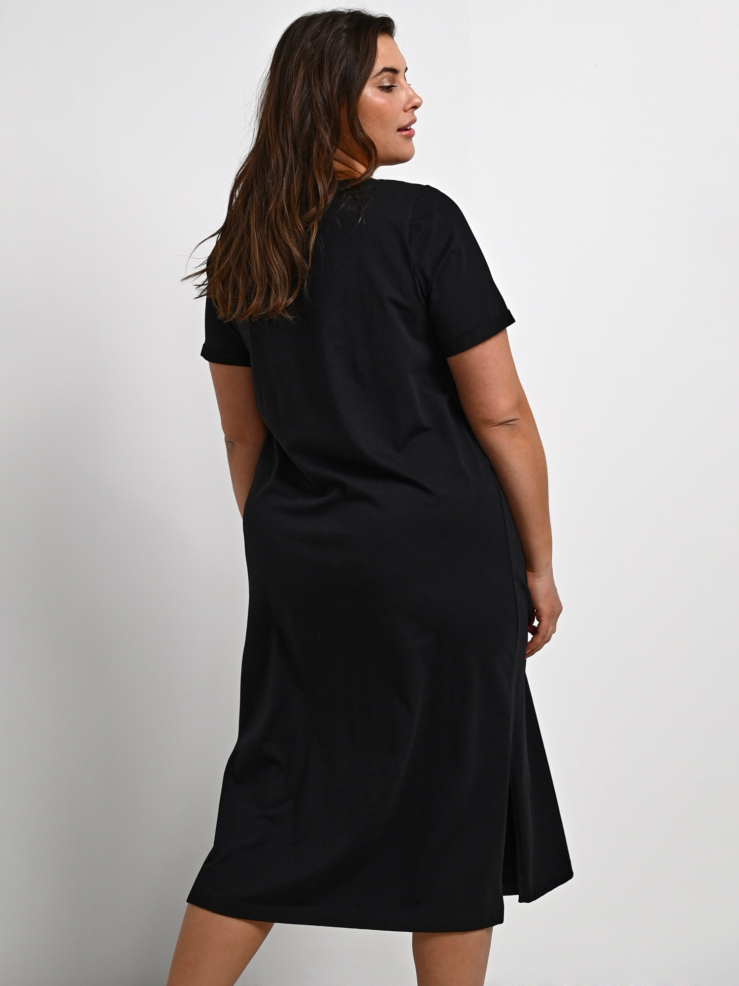 CALINE - Plus Size Klänning fra Kaffe Curve