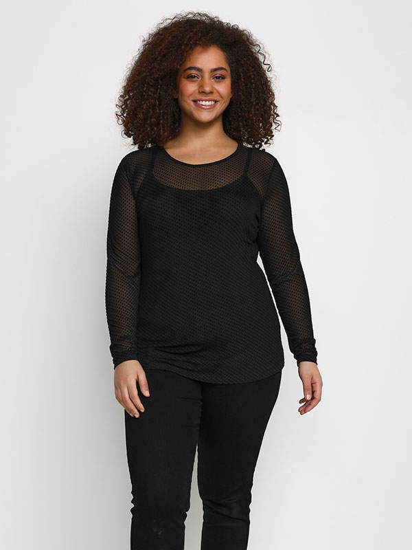 Blus fra Kaffe Curve