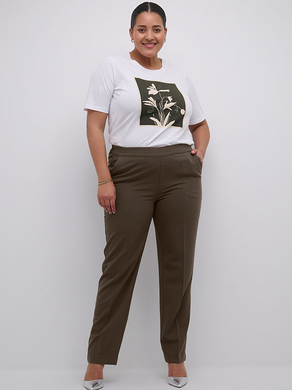 SAKIRA - Plus Size Byxor fra Kaffe Curve