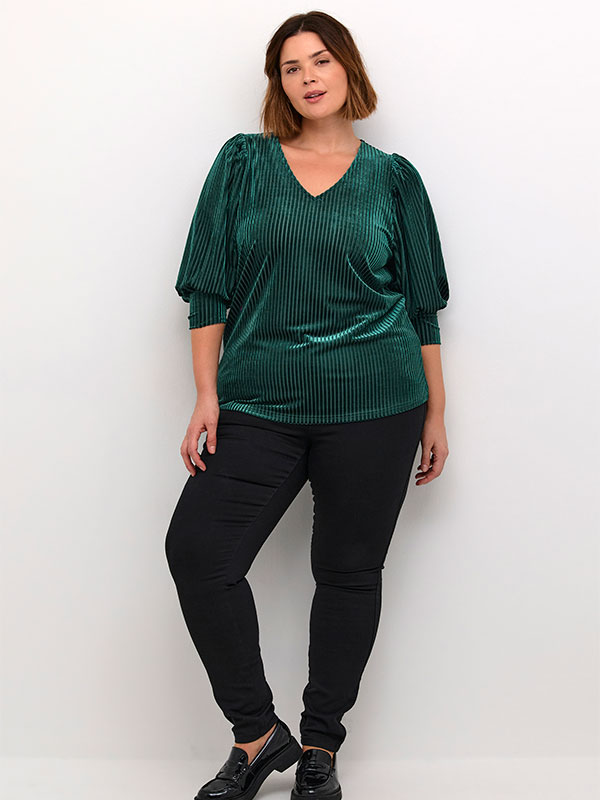 KCCACANNA - Plus Size Blus fra Kaffe Curve