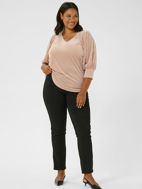 KCCACANNA - Plus Size Blus fra Kaffe Curve