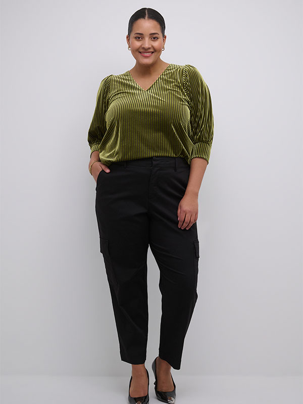 KCCACANNA - Plus Size Blus fra Kaffe Curve