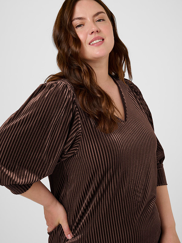 KCCACANNA - Plus Size Blus fra Kaffe Curve