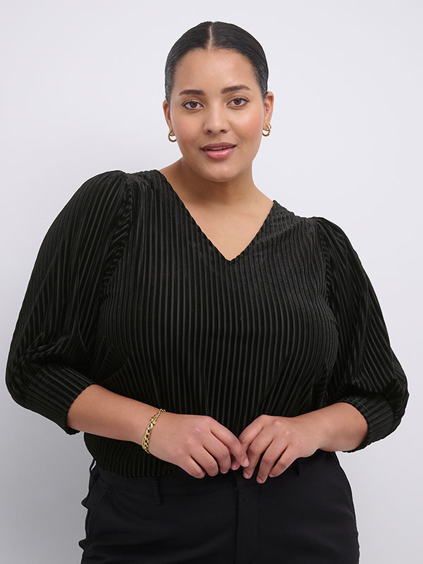 CACANNA  - Plus Size Blus fra Kaffe Curve