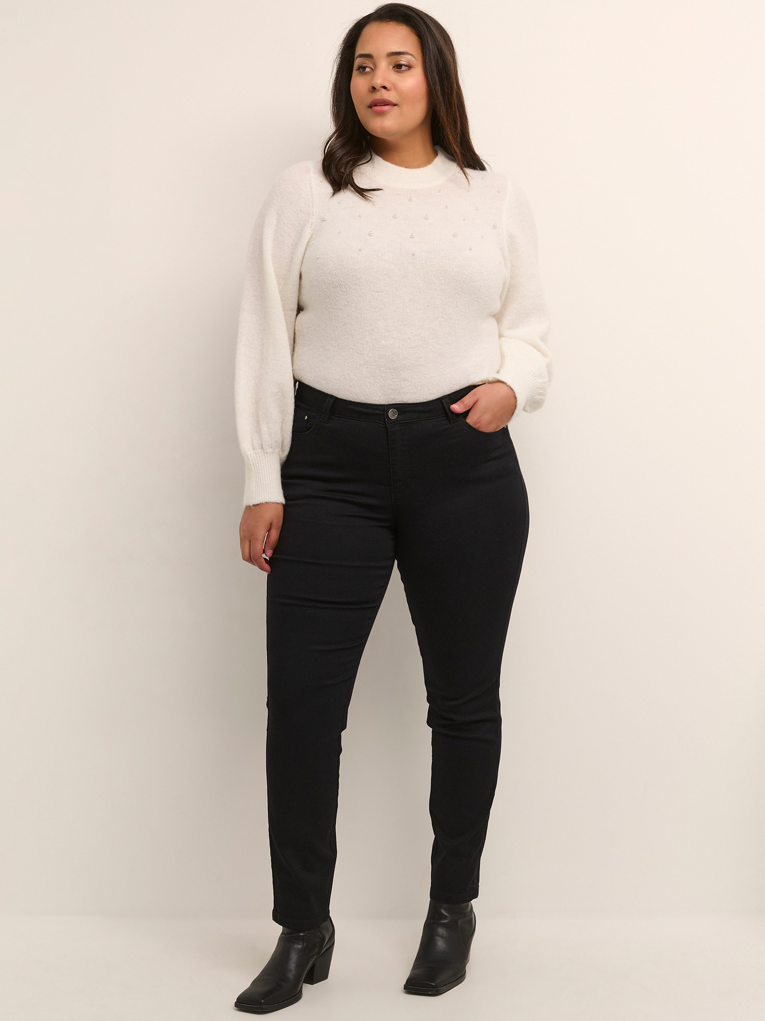 WILLA  - Plus Size Jeans fra Kaffe Curve