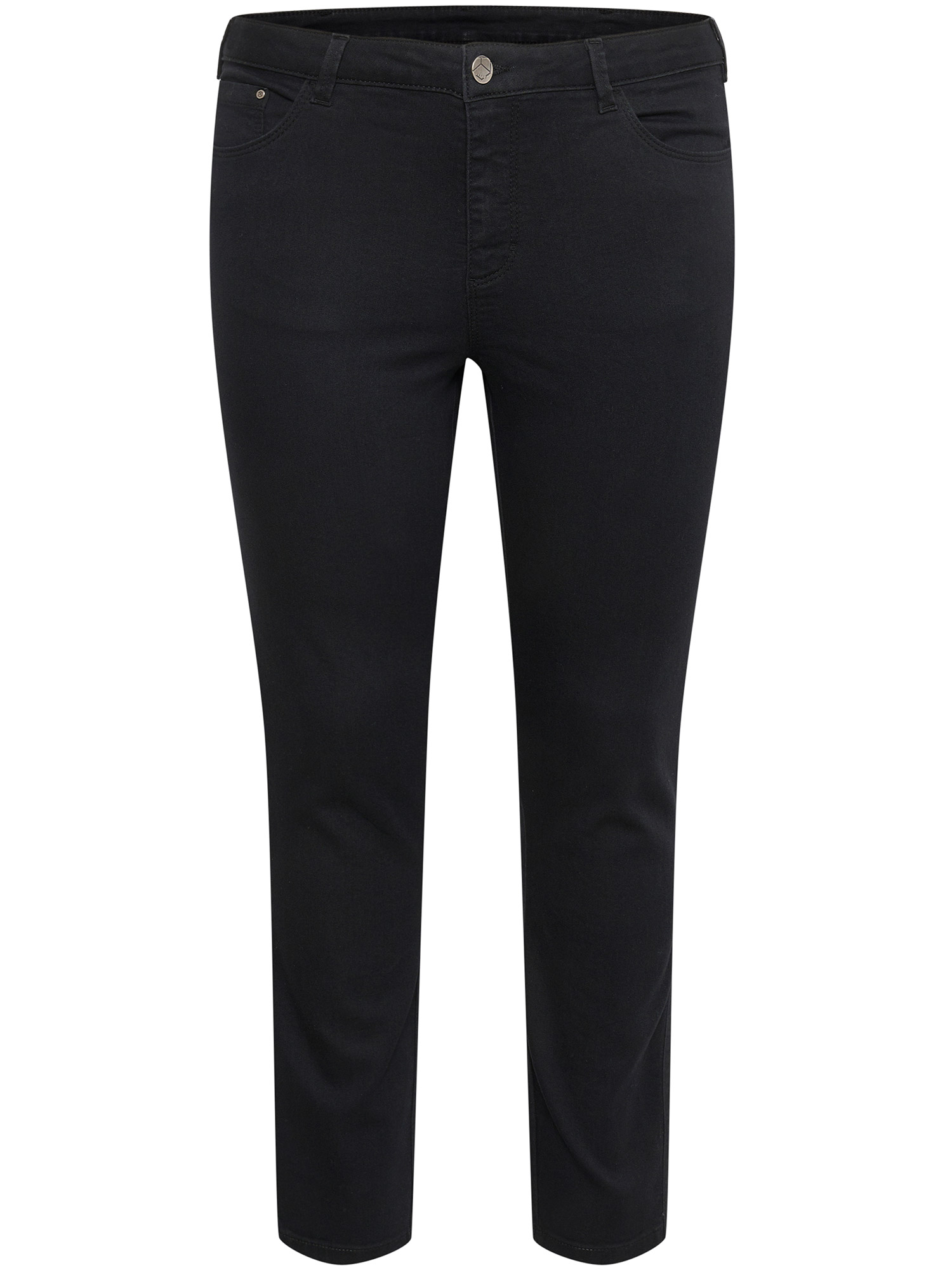 KC WILLA - Svarta jeans med smala ben fra Kaffe Curve