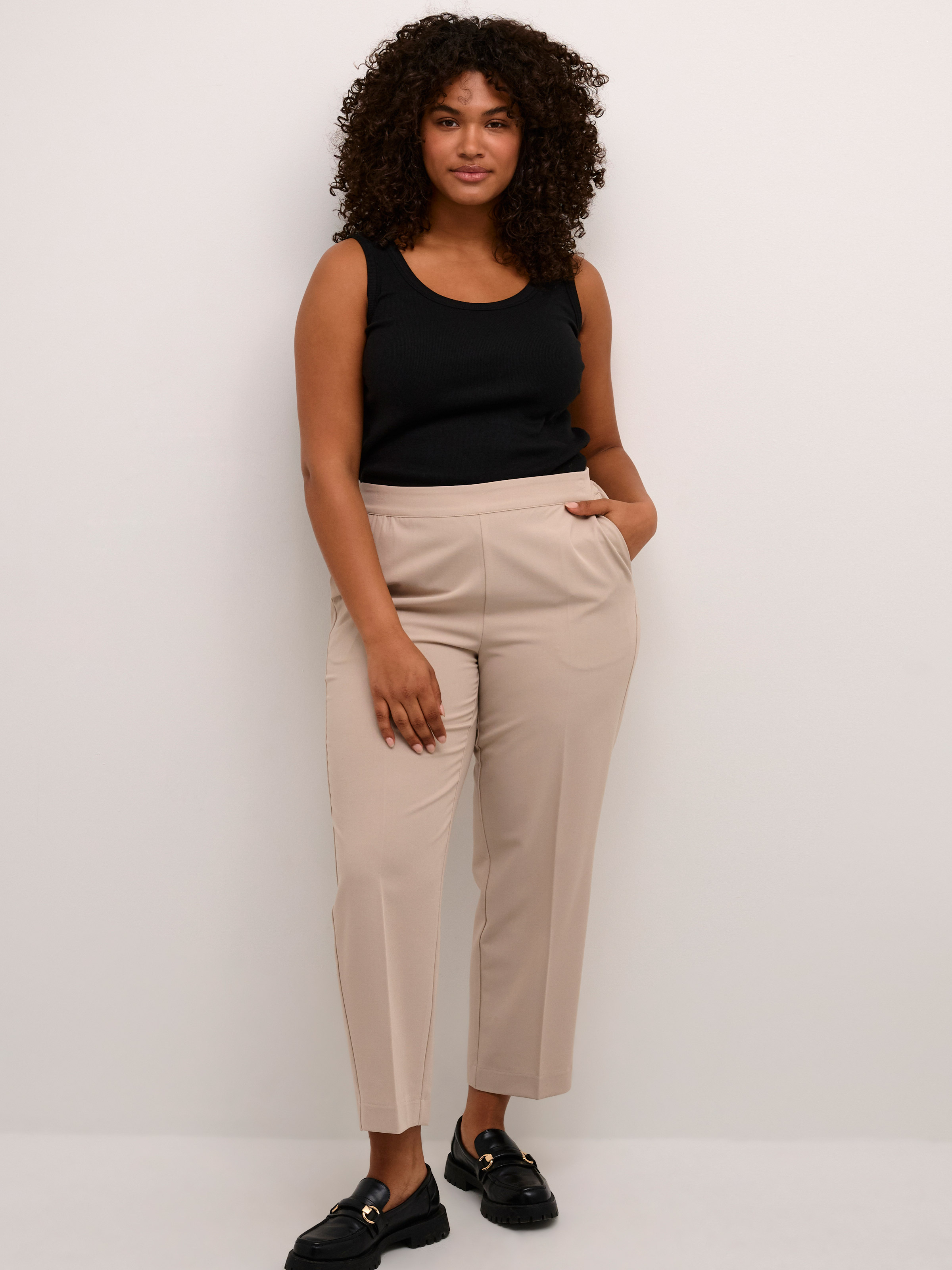 CARINA  - Plus Size Top fra Kaffe Curve