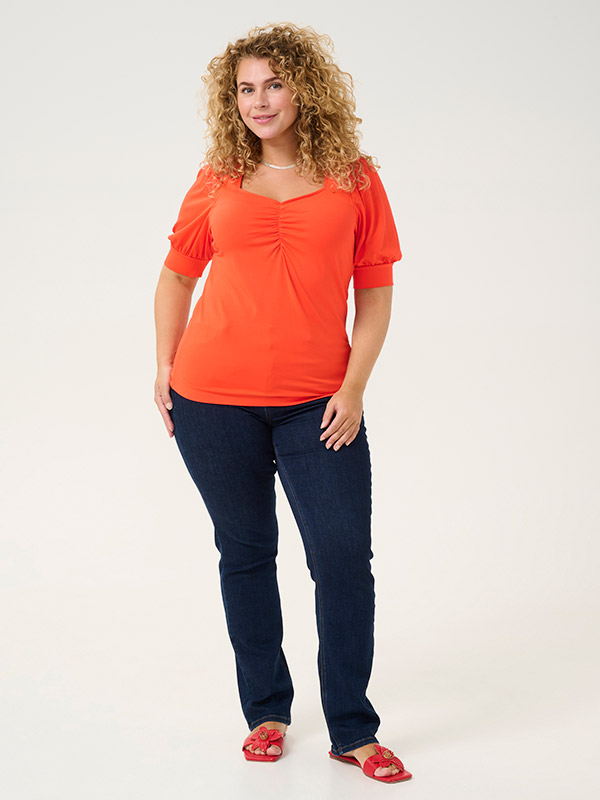 KCSISSY - Plus Size Blus fra Kaffe Curve