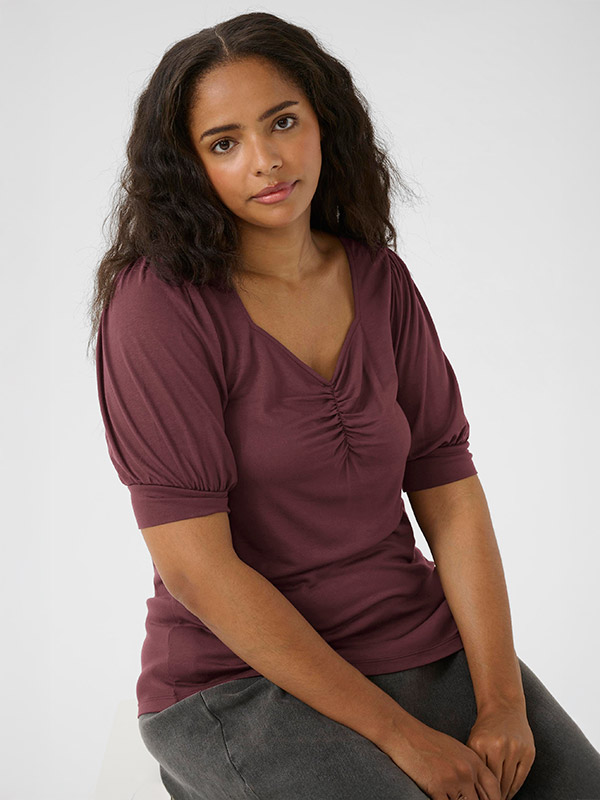 KCSISSY - Plus Size Blus fra Kaffe Curve