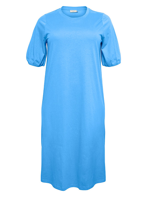 ERNA - Blå T-shirt klänning fra Kaffe Curve