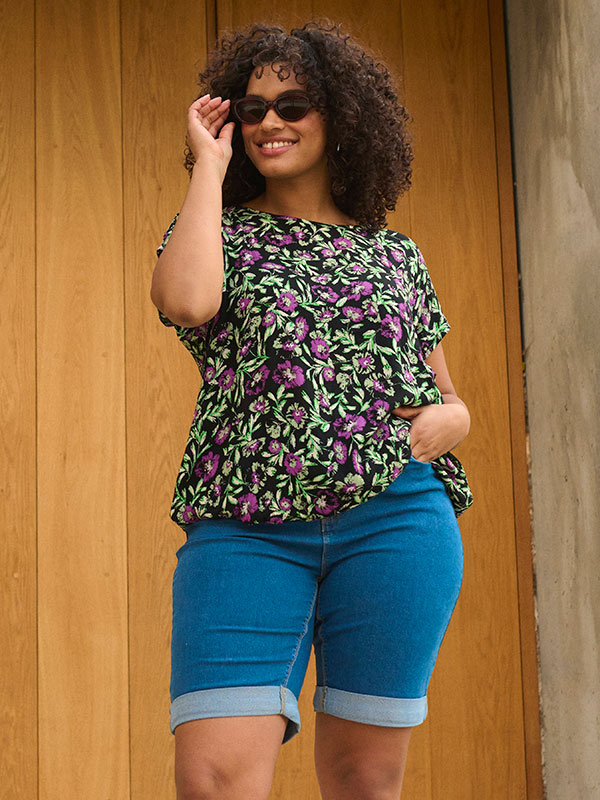 VICKA  - Plus Size Shorts fra Kaffe Curve