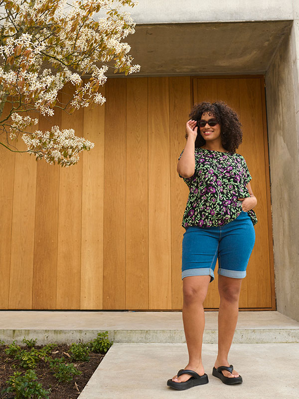 VICKA  - Plus Size Shorts fra Kaffe Curve