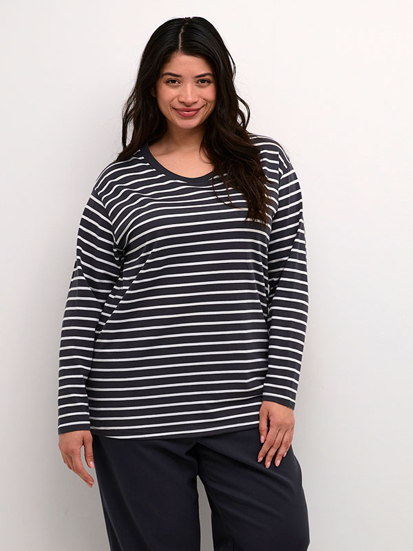 KCWINNI - Plus Size Blus fra Kaffe Curve