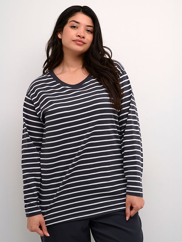 KCWINNI - Plus Size Blus fra Kaffe Curve
