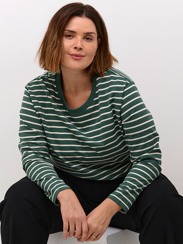 KCWINNI - Plus Size Blus fra Kaffe Curve
