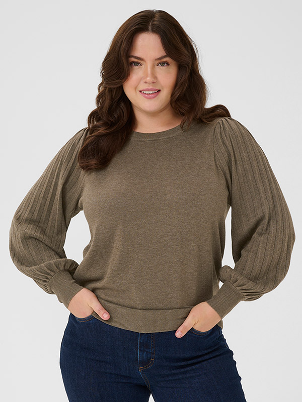 KCLONI - Plus Size Tröja fra Kaffe Curve