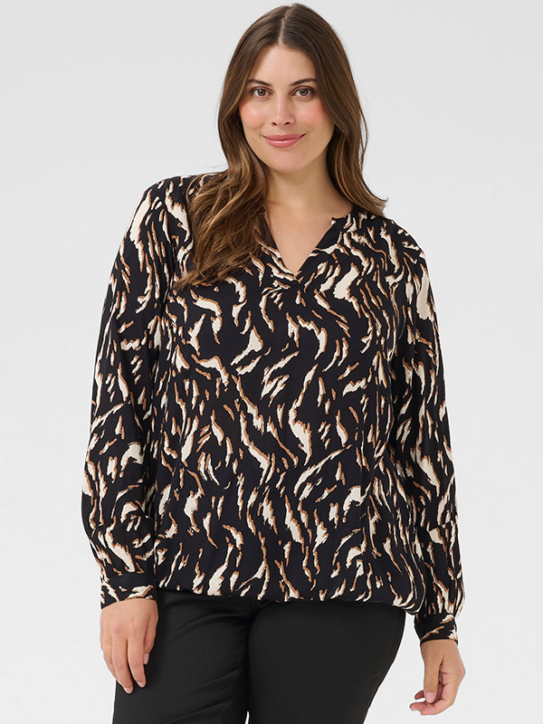 KCDIANA - Plus Size Blus fra Kaffe Curve